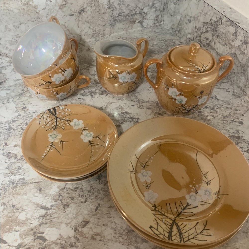 Lusterware vintage cherry Blossom dinnerware. 1960’s